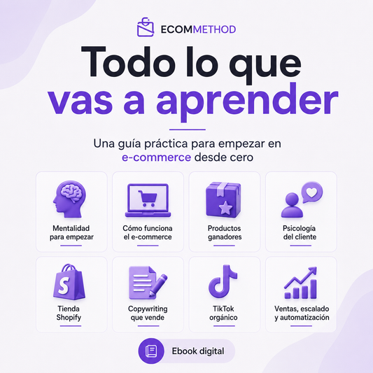 EcomMethod: Guía de E-Commerce desde Cero | Ebook 2026